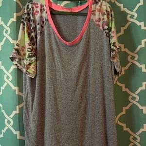 Haptics tunic, short sleeve, like new, 3X